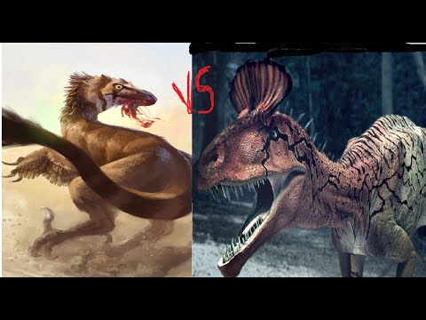 utahraptor vs cryolophosaurus QUEM VAI VENCER