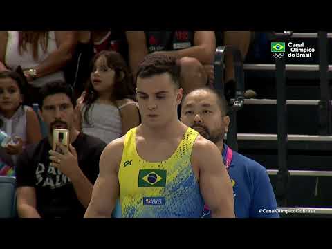 PAN DE GINÁSTICA ARTÍSTICA 2022 - Caio Souza é prata nas argolas