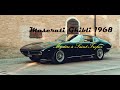 Maserati Ghibli 1968 - (Mystère à Saint-Tropez) #ghiblimaserati #moviecars #BenoîtPoelvoorde
