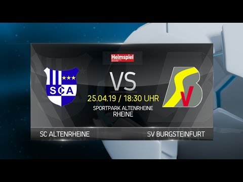 HEIMSPIEL 18/19 - Spiel der Woche #25 / Altenrheine - Burgsteinfurt