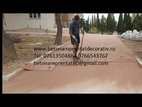 Beton Amprentat Tronari - Buzău  Tel.0761350488 -0766543767