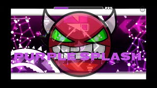 "PURPLE SPLASH"(medium/hard Demon) 100% by CastriX&more!!