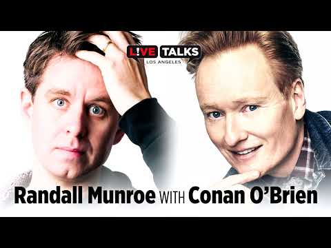 Randall Munroe in conversation with Conan O'Brien at Live Talks Los Angeles