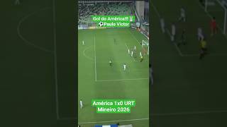 Gol de Paulo Victor!!! América MG 1x0 URT #mineiro #america #futebol