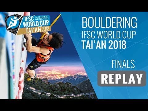 IFSC Climbing World Cup Tai'an 2018 - Bouldering - Finals - Men/Women