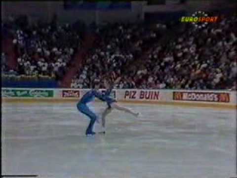 Kovarikova & Novotny (TCH) - 1990 Worlds, Pairs' Free Skate (German Broadcast Feed)