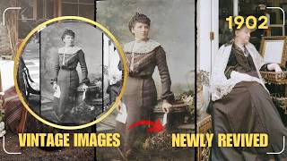 ▶ Women of the Edwardian Era: Vintage Portraits Slideshow / HD Colorized Photographs