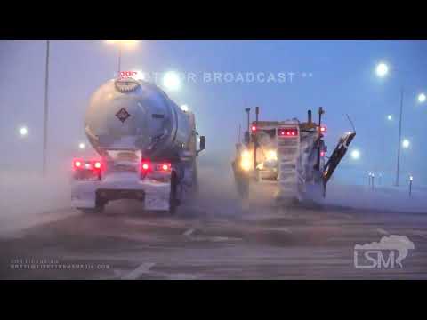02-22-2023 Rapid City, SD - I-90 Closure Impacts Trucking Whiteout Travel