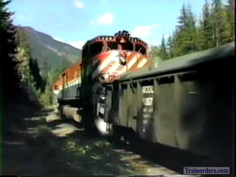 Classic Railroad Series 982 - BCOL 716 North at McGuire BC, August 1987