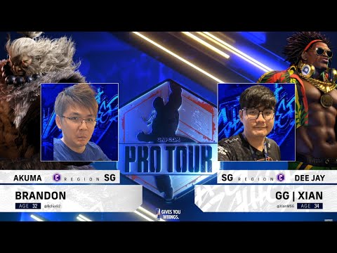SF6 Esports Spotlight 2025 Top 8 - Brandon (Akuma) vs Xian (Dee Jay) | High-Level Showdown