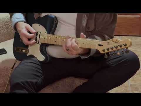 Uncle Chris Custom Guitars "Jeanscaster" Telecaster HH 2026 Denim - Fender Neck image 10