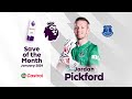 Jordan Pickford wins PL Castrol Save of the Month January 2024 | KIEA Sports+