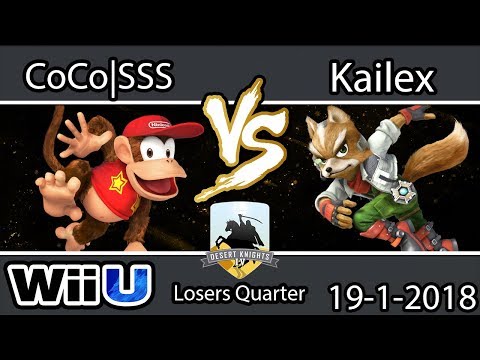 DK4 - Losers Quarter - CoCo| SSS (Diddy) vs Kailex (Fox, Shiek) -19-01-2018