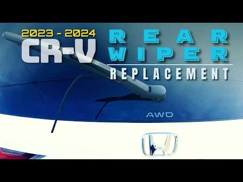 Honda CR-V Rear Wiper Blade Replacement | 2023-2024