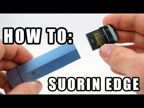 Part of a video titled How to: Suorin Edge Pod Vape | Vaporleaf - YouTube