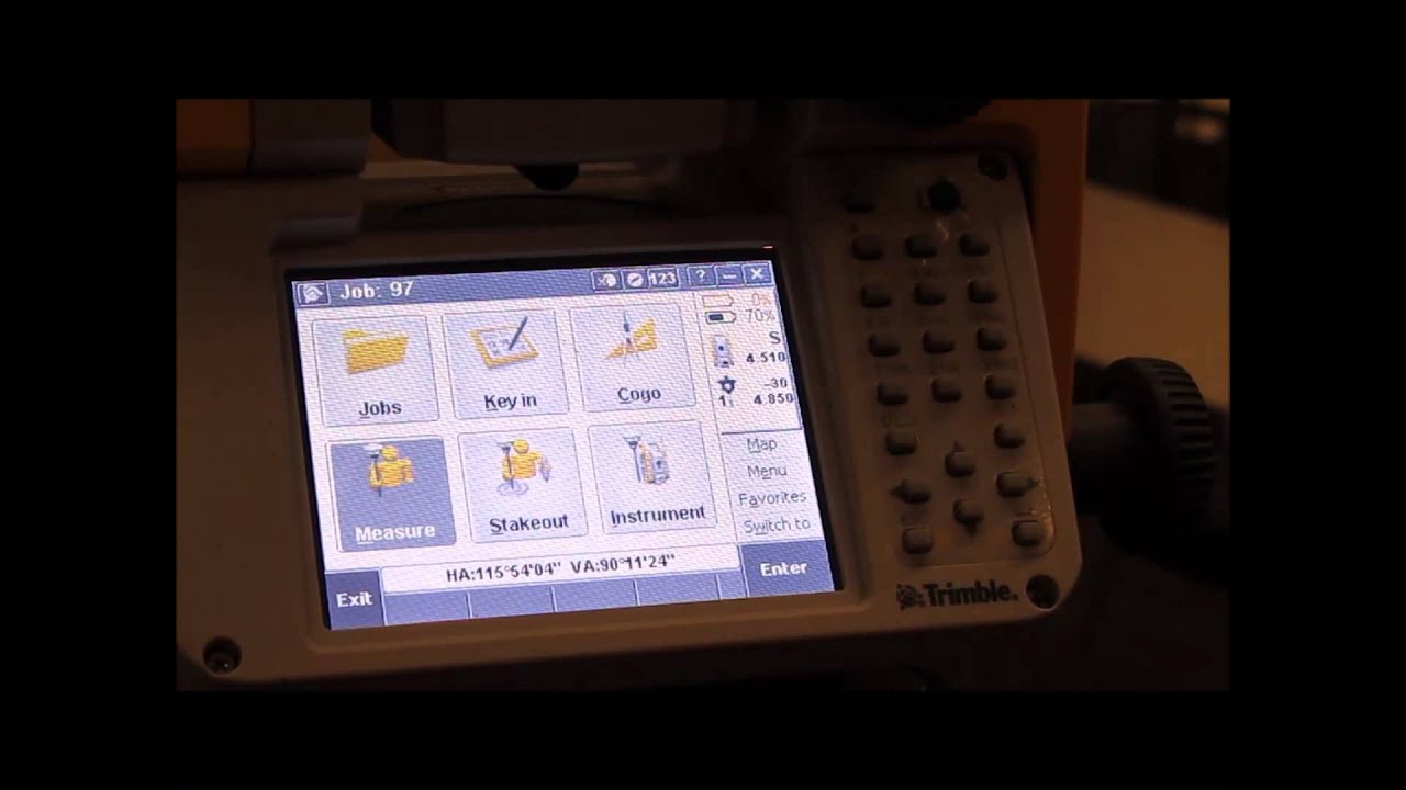 Correct Setup and Operation of Trimble total station