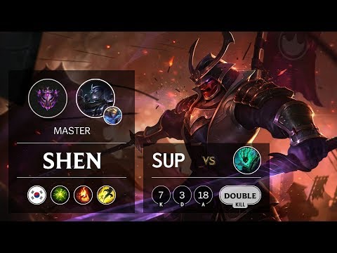 Shen Support vs Thresh - KR Master Patch 9.8