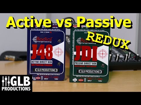 DI Boxes Part 5: Active vs. Passive revisited