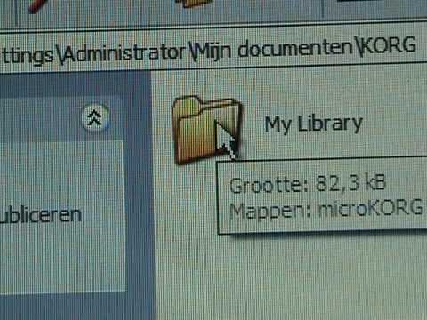 MicroKORG PC-Editor part 1:librarian