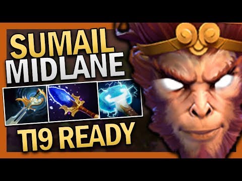 Dota 2 Midlane Monkey King by EG.Sumail For TI9 7.22 Gameplay ROAD TO TI11