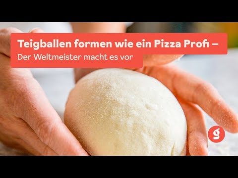 Form dough balls like a pizza pro – The world champion shows you how
