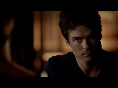 TVD 5x1 - Damon scolds Jeremy for being expelled. "Elena does not need to know about this" | HD