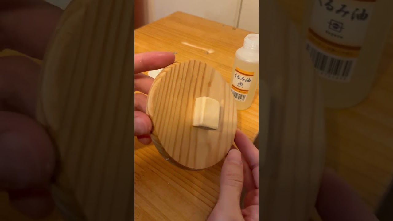 【検証】クルミ油を使った時の撥水効果はいかに？ #shorts