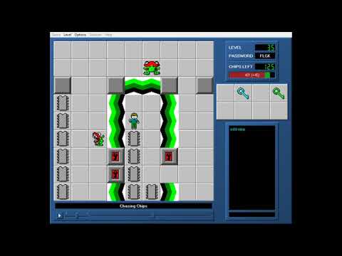 CCLP4 level 35 solution - 356 seconds