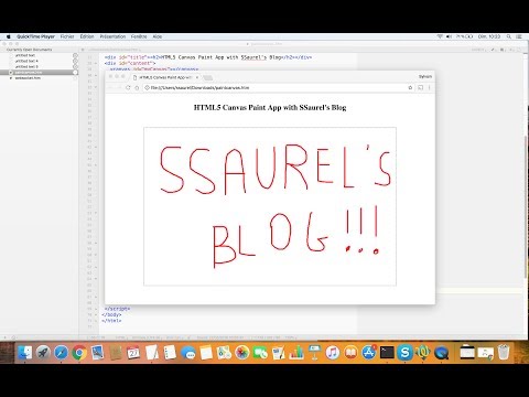 Develop a Canvas Paint Application with HTML 5