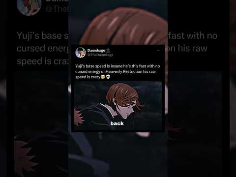 Yuji's Speed is Insane 😭💀#anime #manga #jjk