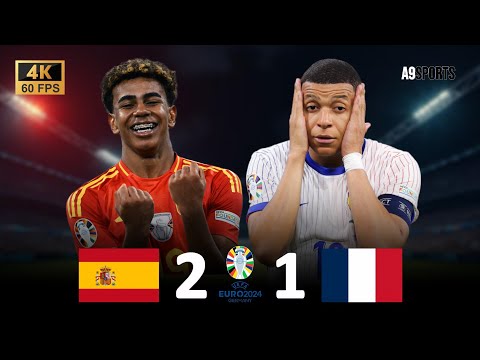16 year old Lamine Yamal shocked Mbappé and the World - Spain VS France 2-1 Euro 2024 Semi-final