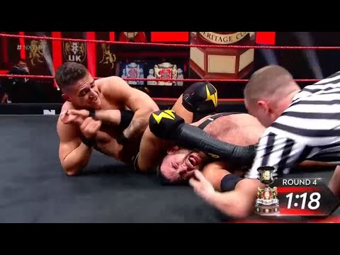 A-Kid vs Sha Samuels Heritage Cup Championship WWE NXT UK 18 February 2021