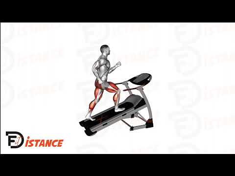 Exercice Marche inclinée sur tapis roulant