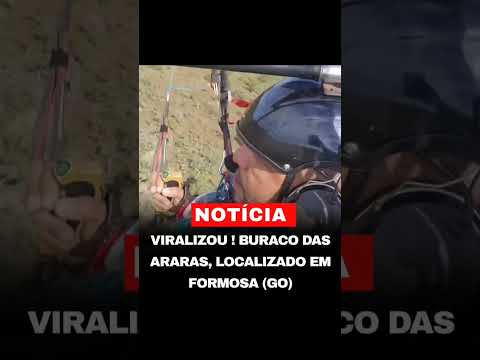 ocalizado no município de Formosa, em Goiás, o Buraco das Araras é uma das atrações naturais