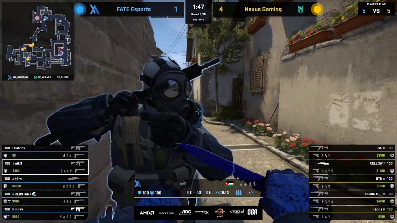 Fate Esports vs Nexus Gaming - OGA Counter PIT Season 8 - CS:GO