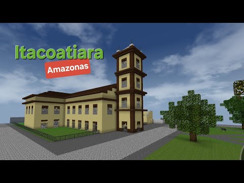 Cidade de Itacoatiara - Amazonas | no Minecraft 🇧🇷 #minecraftbuilding #itacoatiara #amazonas 