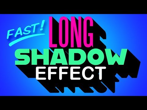 Photoshop QUICK Tip:  Easiest Way to Create Long, Solid, Drop Shadows!