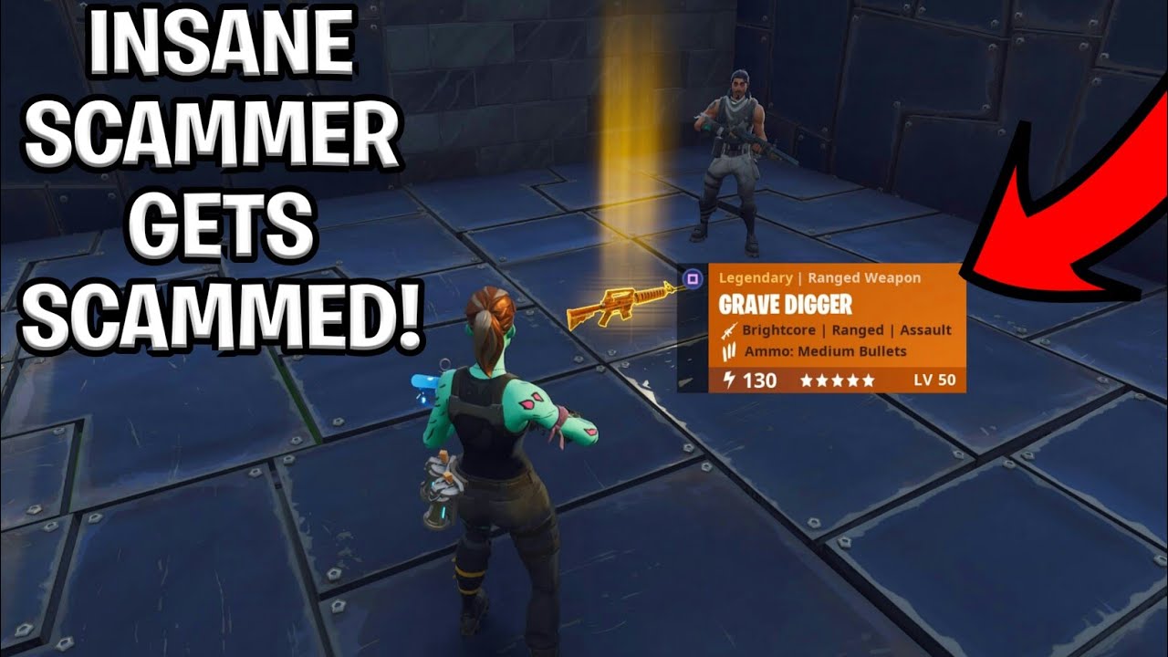 INSANE SCAMMER Scams Himself! (Scammer Gets Scammed) Fortnite Save The World