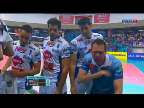 SF - JG02 - SESI/SP X TAUBATÉ VÔLEI - SUPERLIGA MASCULINA 2014/15