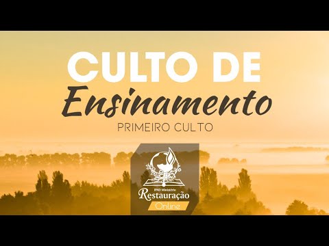1º Culto transmissão ao vivo IPAD Ministério Restauração - 13.10.2020