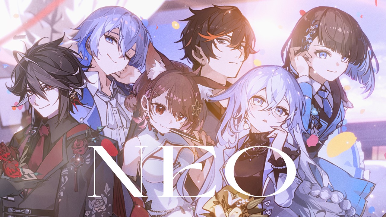 NEO / じん（Covered by 神白ななせ/氷乃渚/花ノ木まる/黒花蘭/群青ロマン/扇名いだ）【歌ってみた / ゆにれいど！】