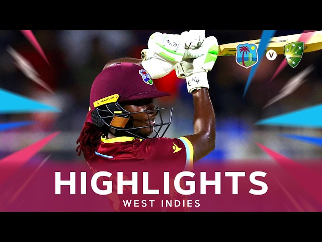 Litchfield Runs And Taylor Smashes Hundred! Highlights | West Indies v Australia | 1st ODI