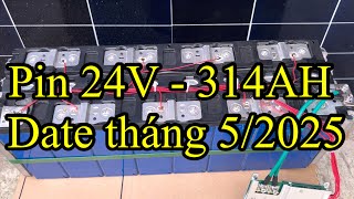 24V - 314Ah battery block, removed from car, Date May 2025, extremely new and even, cheap price