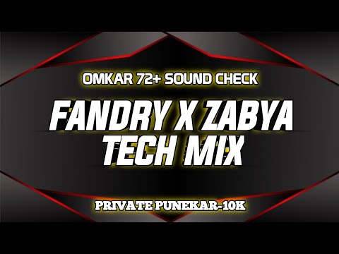 FANDRY - TECH HOUSE MIX - omkar 72 SOUND CHECK | PRIVATE PUNEKAR-10K