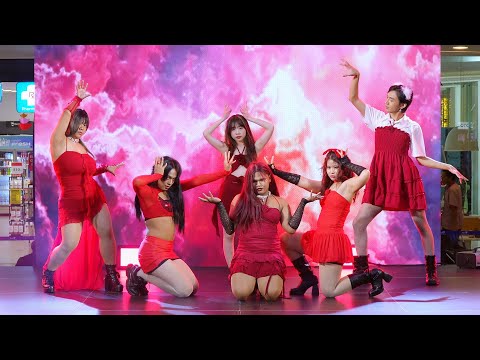 Six V cover (G)I-DLE - LION + Merry PLLIstmas @ Esplanade Ratchada Cover Dance Contest 2024 | 241222