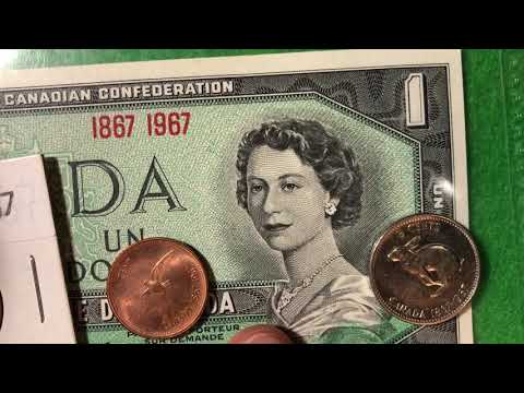 1867 - 1967 100th Anniversary Canada Coins
