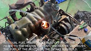 Air intake manifold flame preheater. Perkins 4.108 diesel engine. Pre-Heater Glow Plug. Cold start