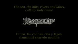 Rhapsody - Warrior of Ice (Lyrics &amp; Sub. Esp.)