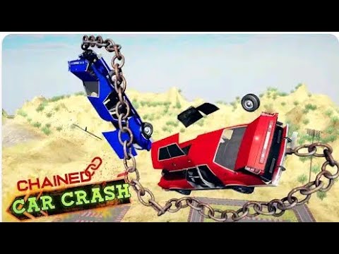 Chained Car Crash BeamNG Drive: Accident Simulator||#royalgamerz