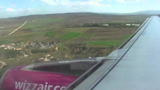 preview picture of video 'Wizz Air  flight 7744 from Bergamo BGY and landing at Skopie SKP TAV airport'